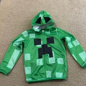 Minecraft fleece hoodie size 6